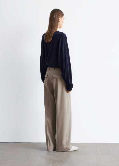 Wool Press-Crease Trousers