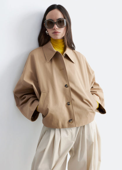 Boxy Cotton Jacket