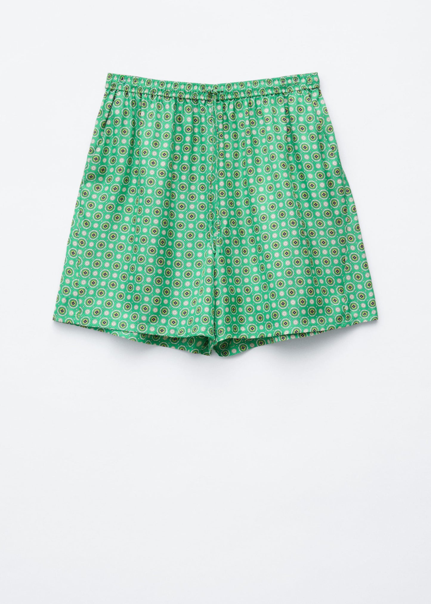 Silk Drawstring Shorts