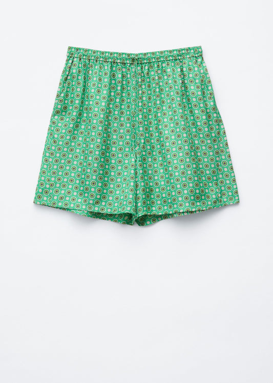 Silk Drawstring Shorts