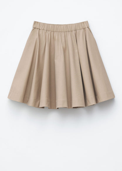 Flared Knee-Length Skirt