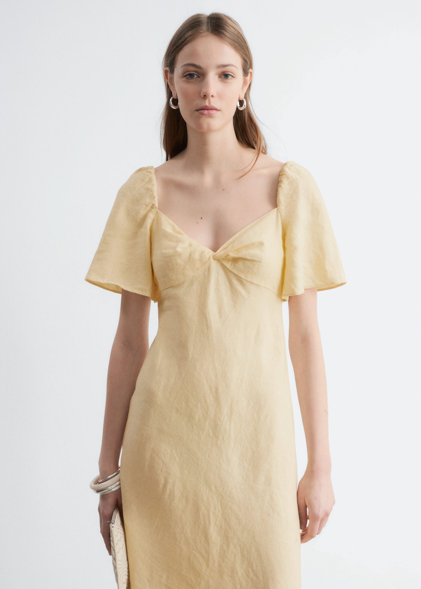 Linen Midi Dress