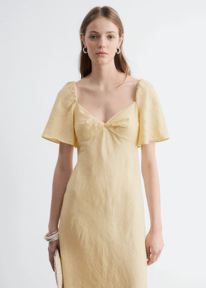 Linen Midi Dress