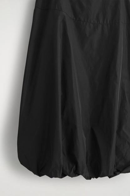 Bubble-Hem Mini Dress