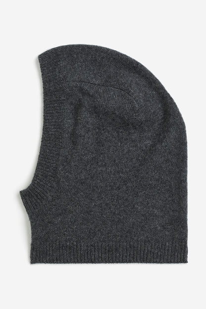 Cashmere balaclava hat