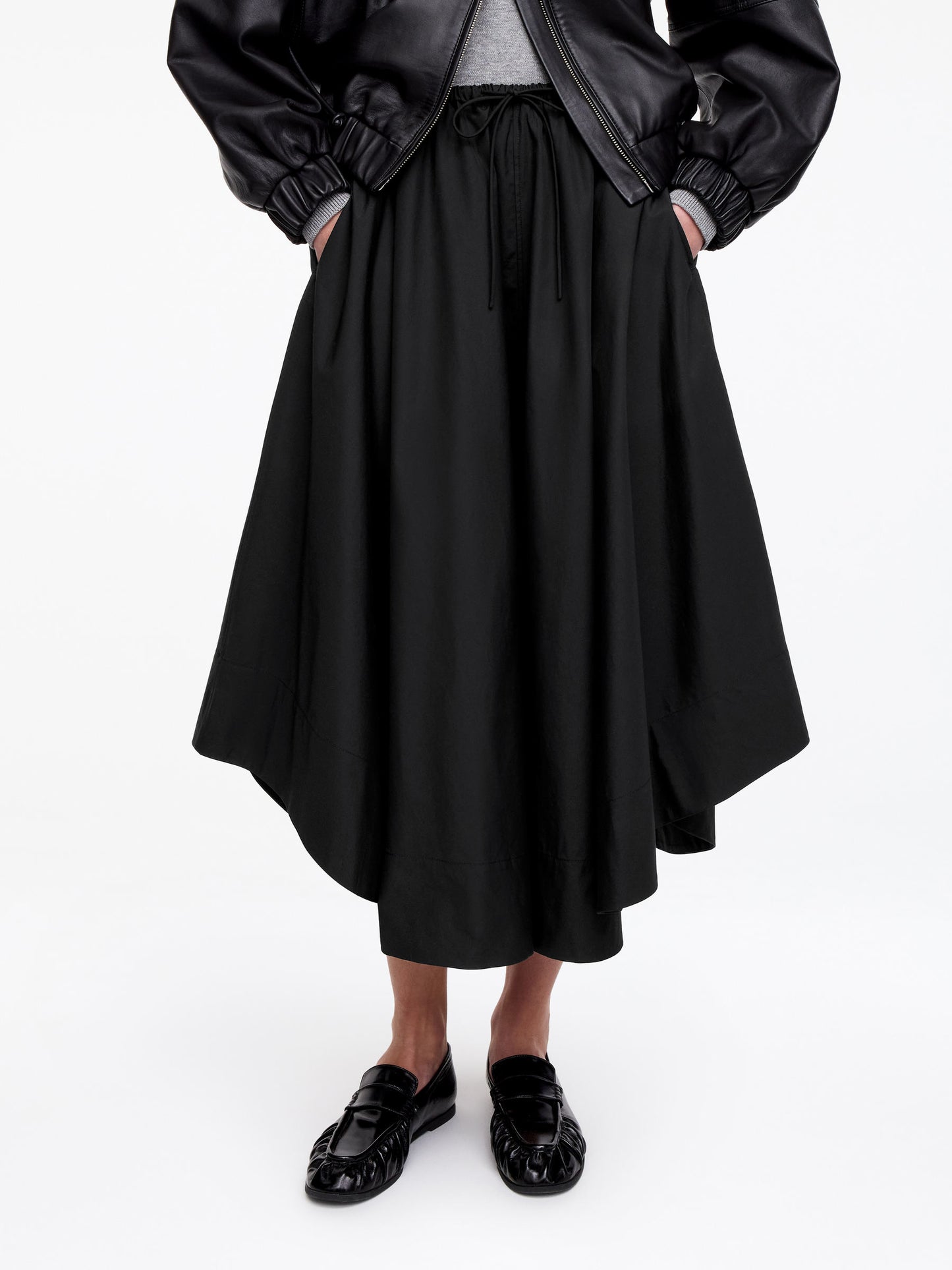 Wide Cotton Skirt
