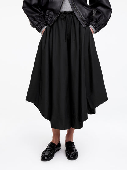 Wide Cotton Skirt