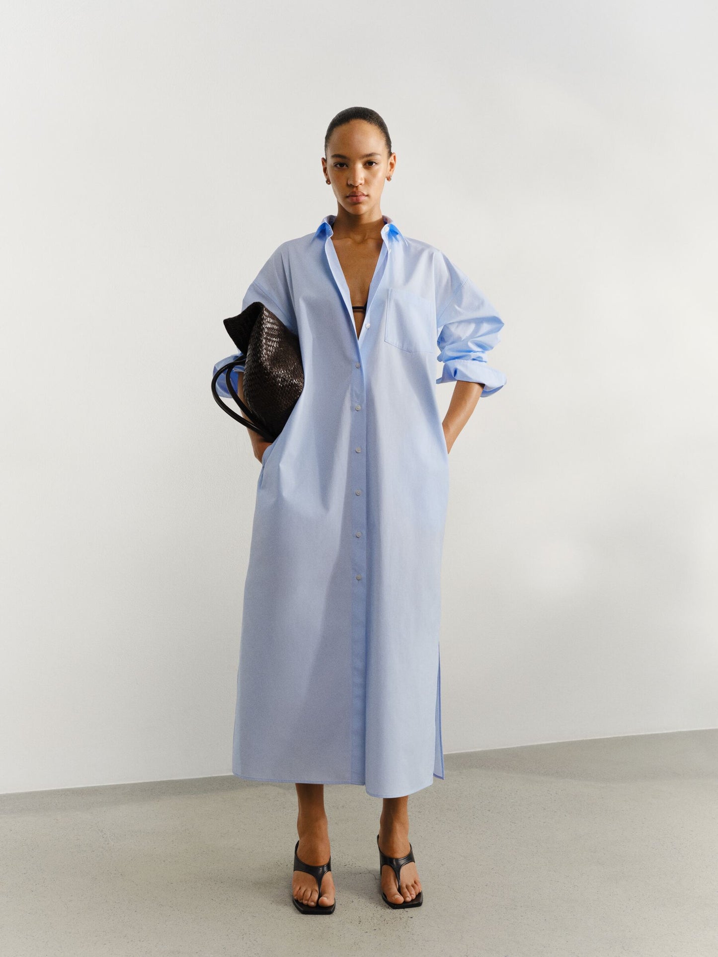 Cotton Shirt Dress