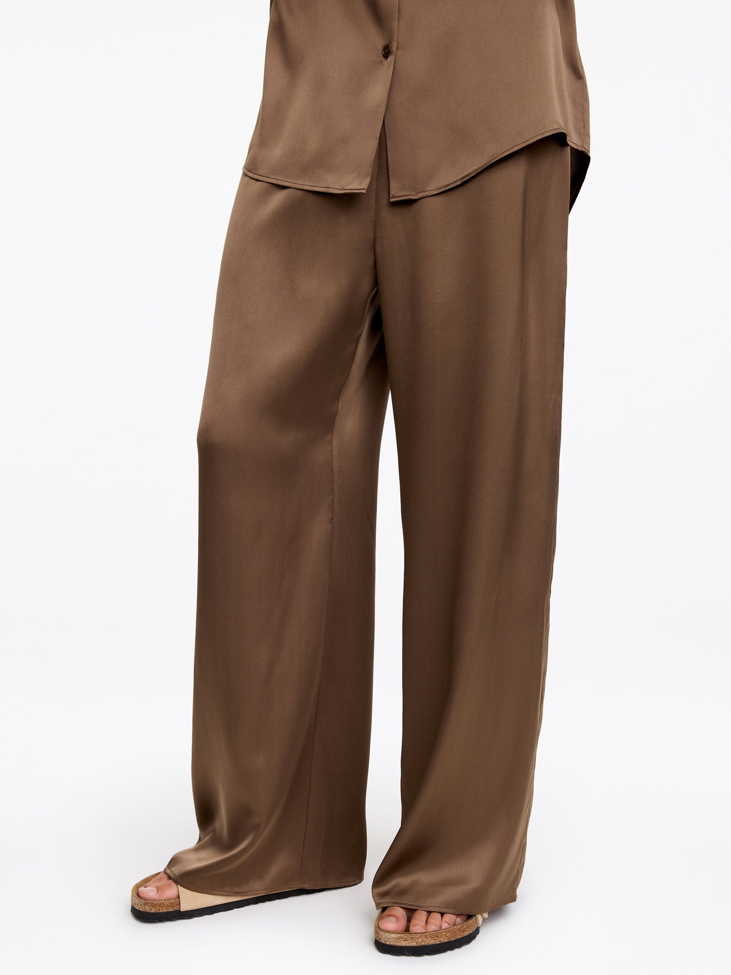 Silk Satin Trousers