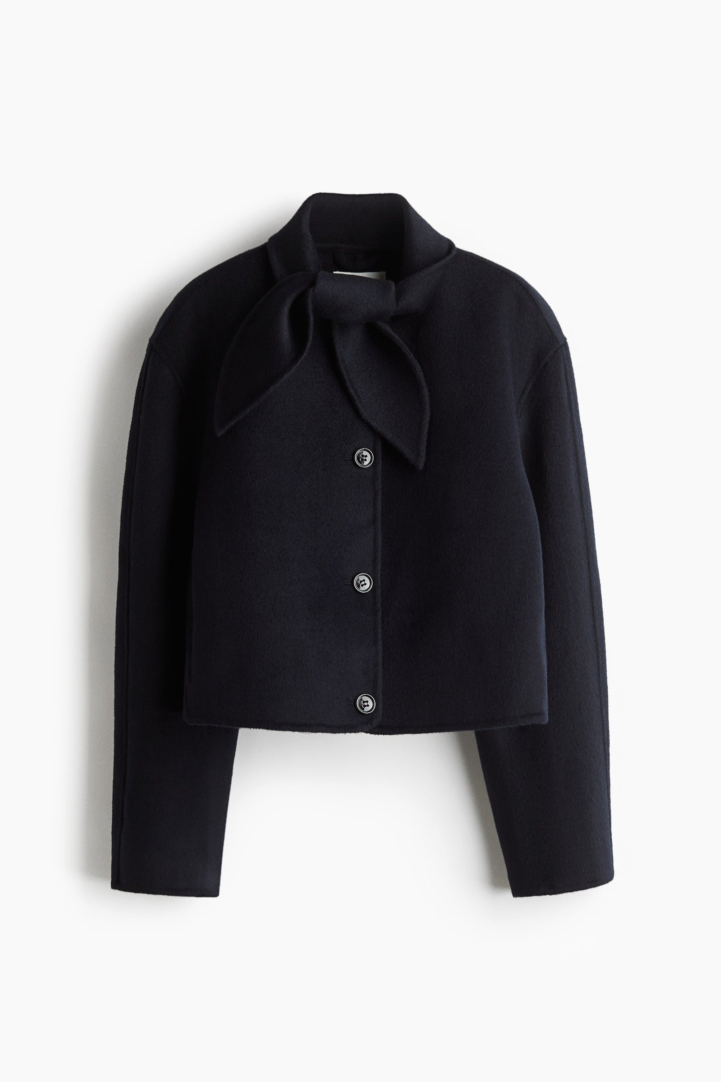 Handmade wool-blend jacket