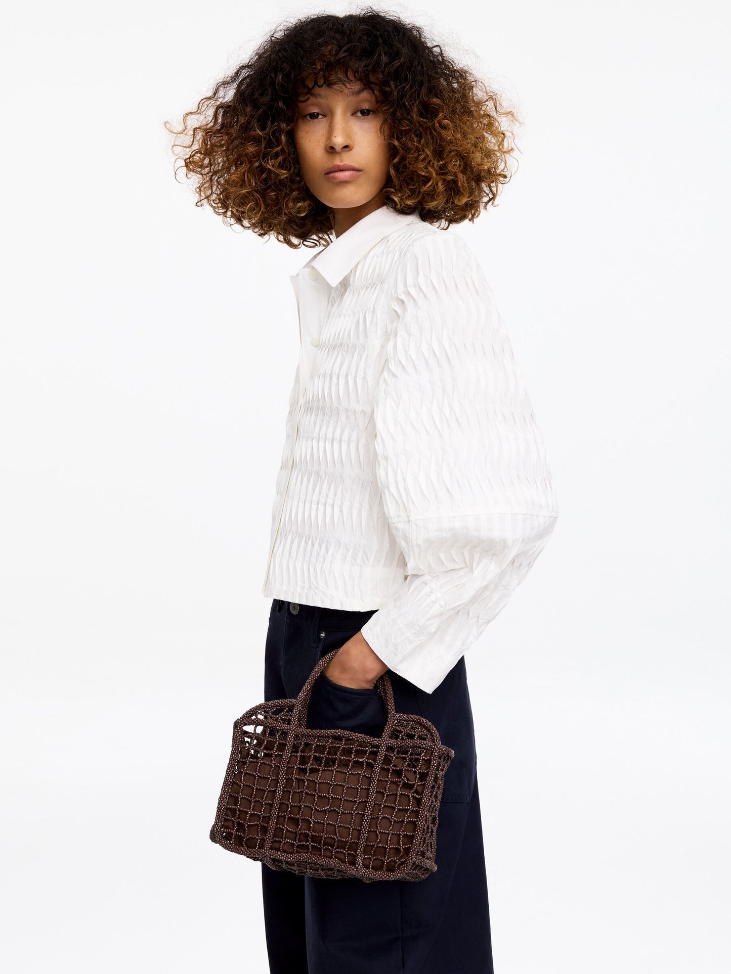 ARKET and Laila Gohar Beaded Bag