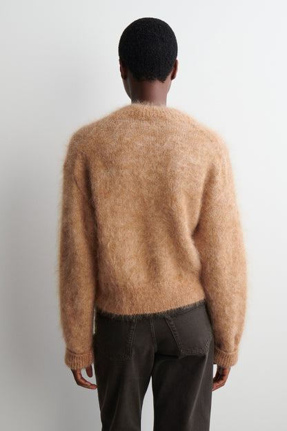 Mohair-Wool Crew-Neck Jumper