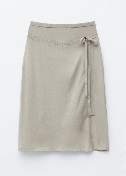 Wrap Midi Skirt