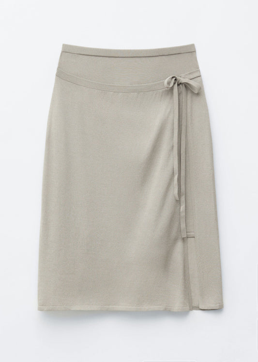 Wrap Midi Skirt