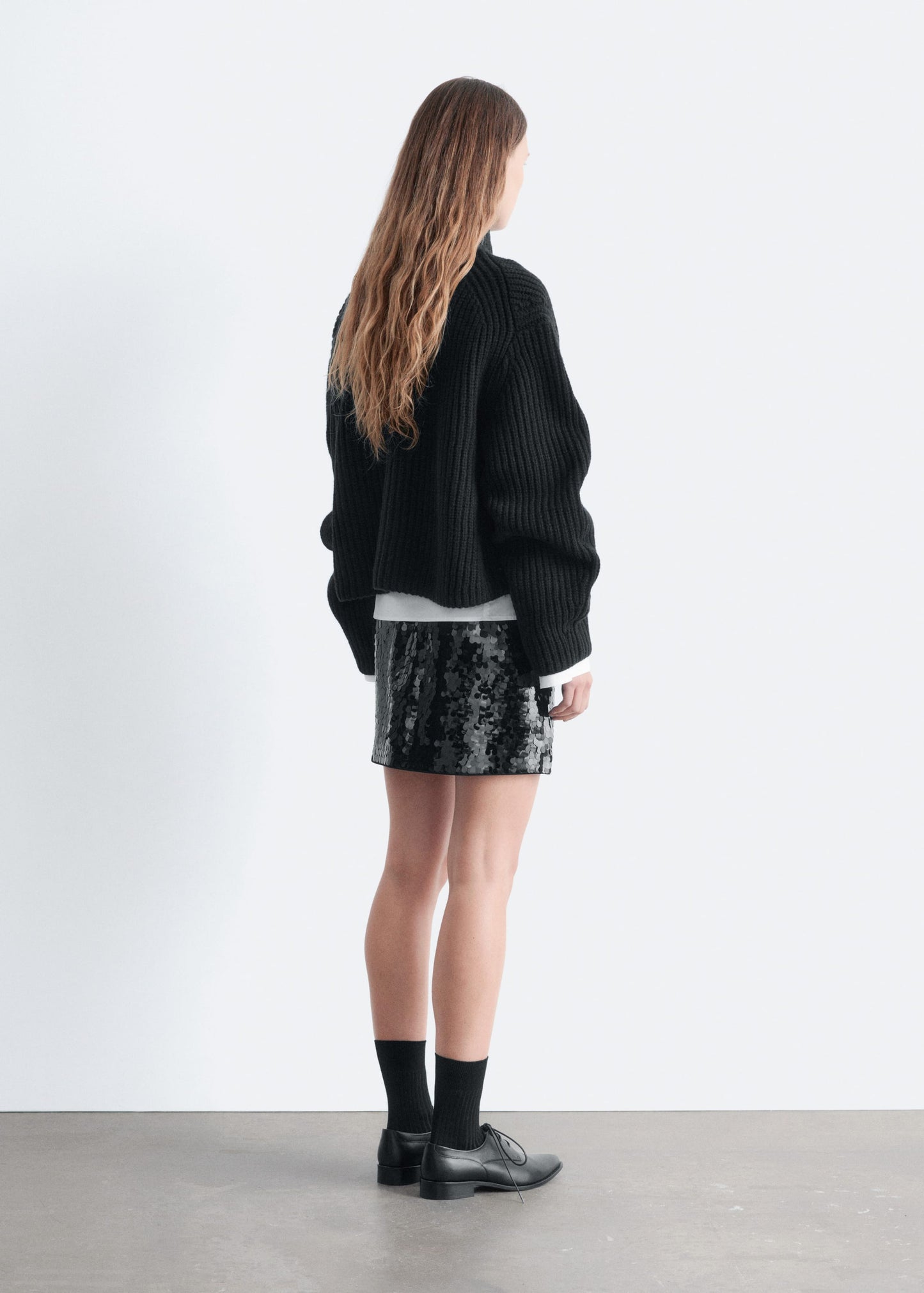 Cropped Turtleneck Jumper