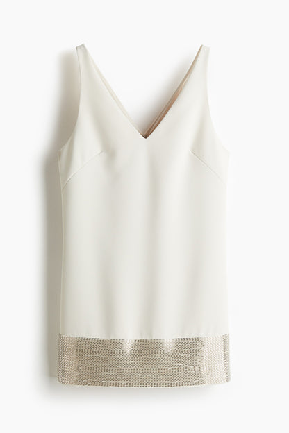 Bead-embellished dress