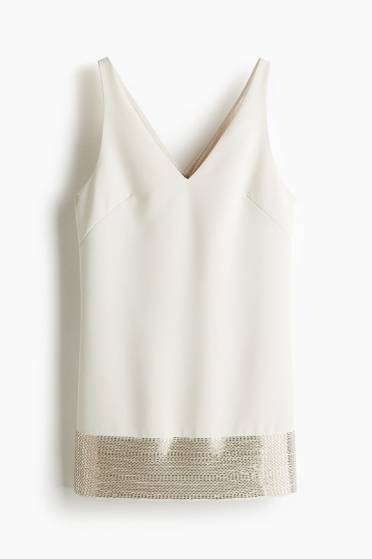 Bead-embellished dress