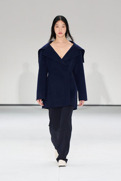 Sculpted Double-Faced Wool Coat