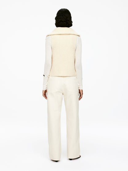 Ribbed Wool Vest