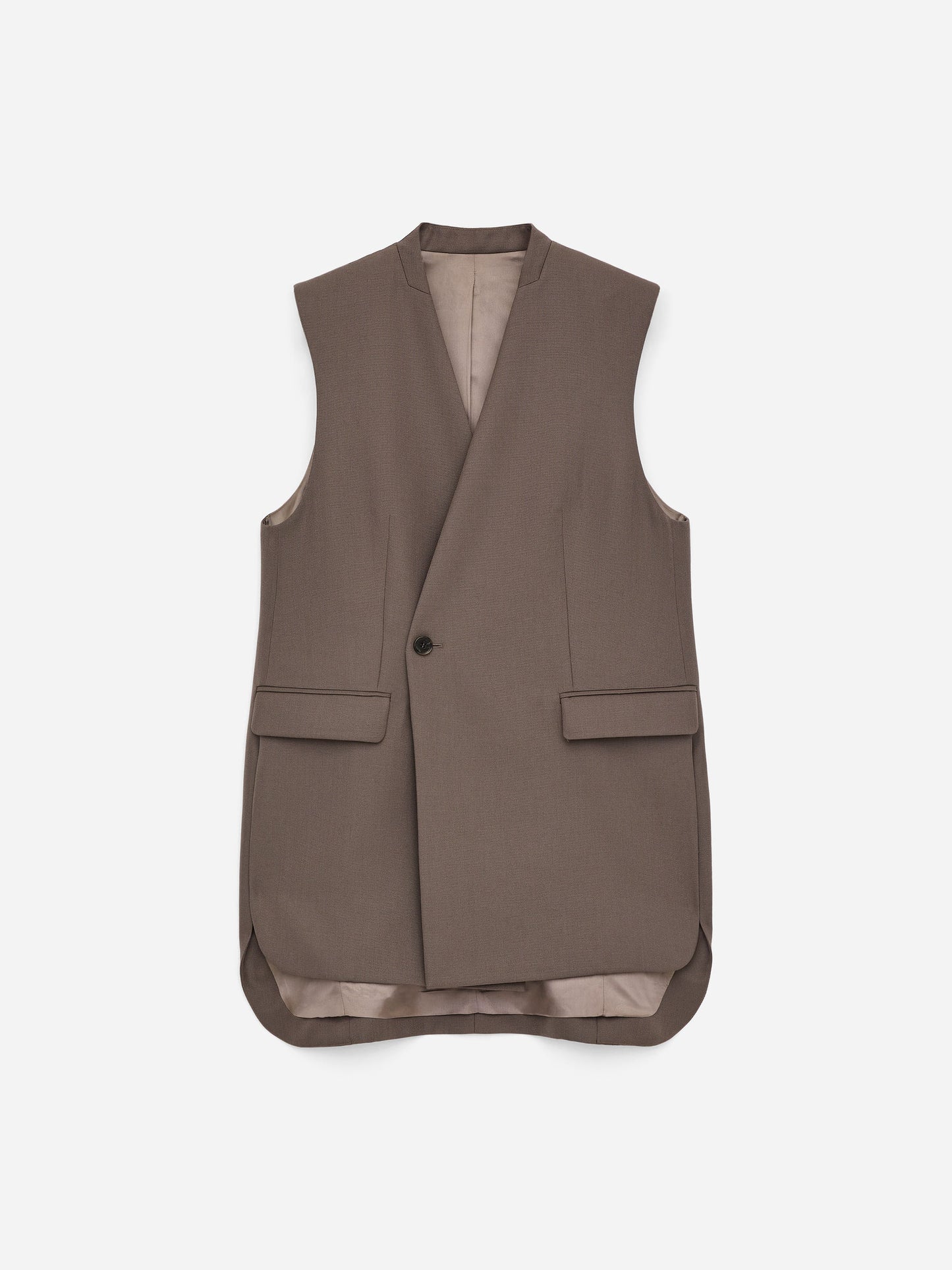 Tailored Wool-Blend Vest