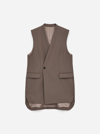 Tailored Wool-Blend Vest