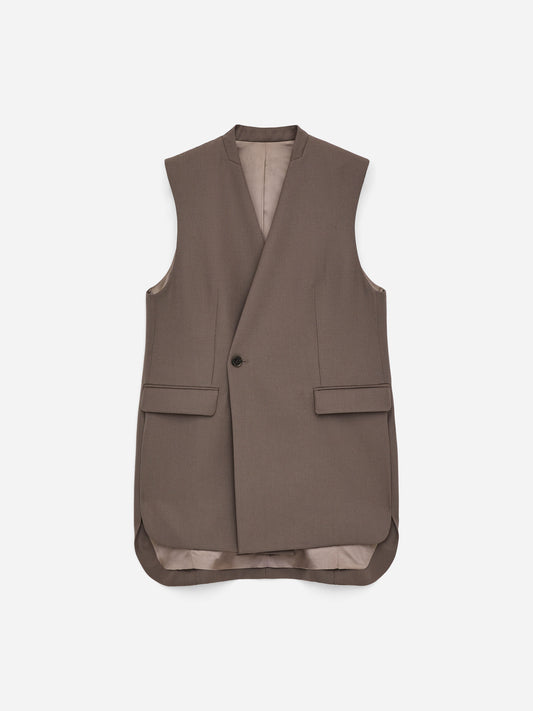 Tailored Wool-Blend Vest