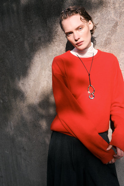Fine-knit cashmere jumper