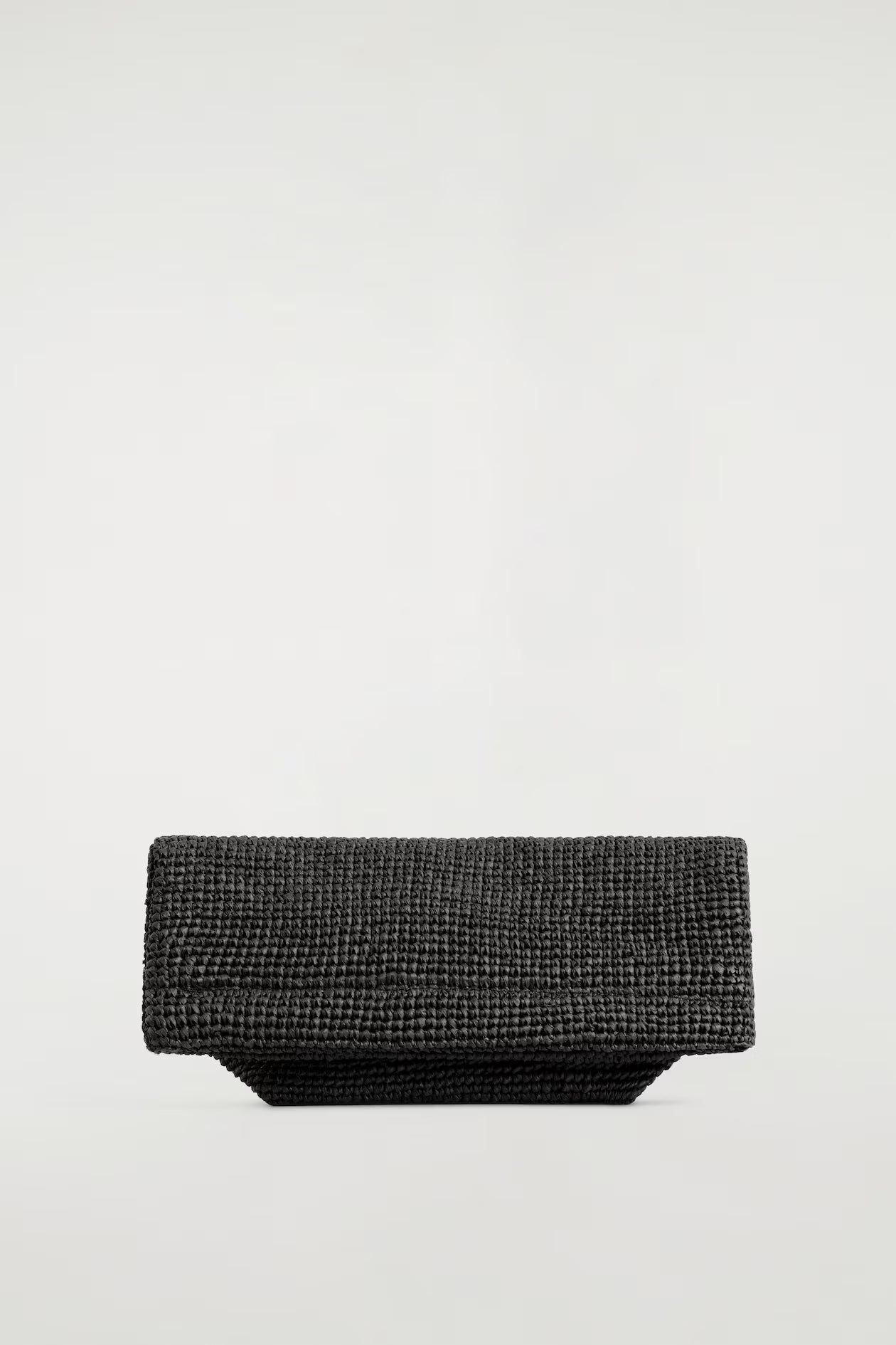 Folded Clutch Straw Bag