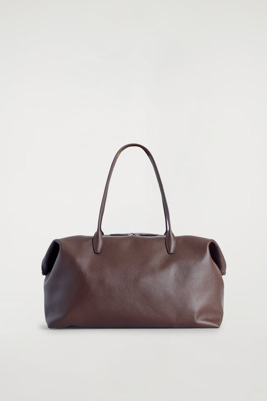 Frieze bowling bag in leather
