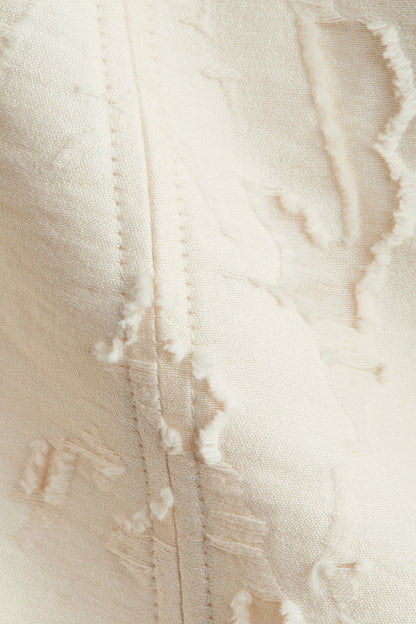 Jacquard-weave bandeau dress