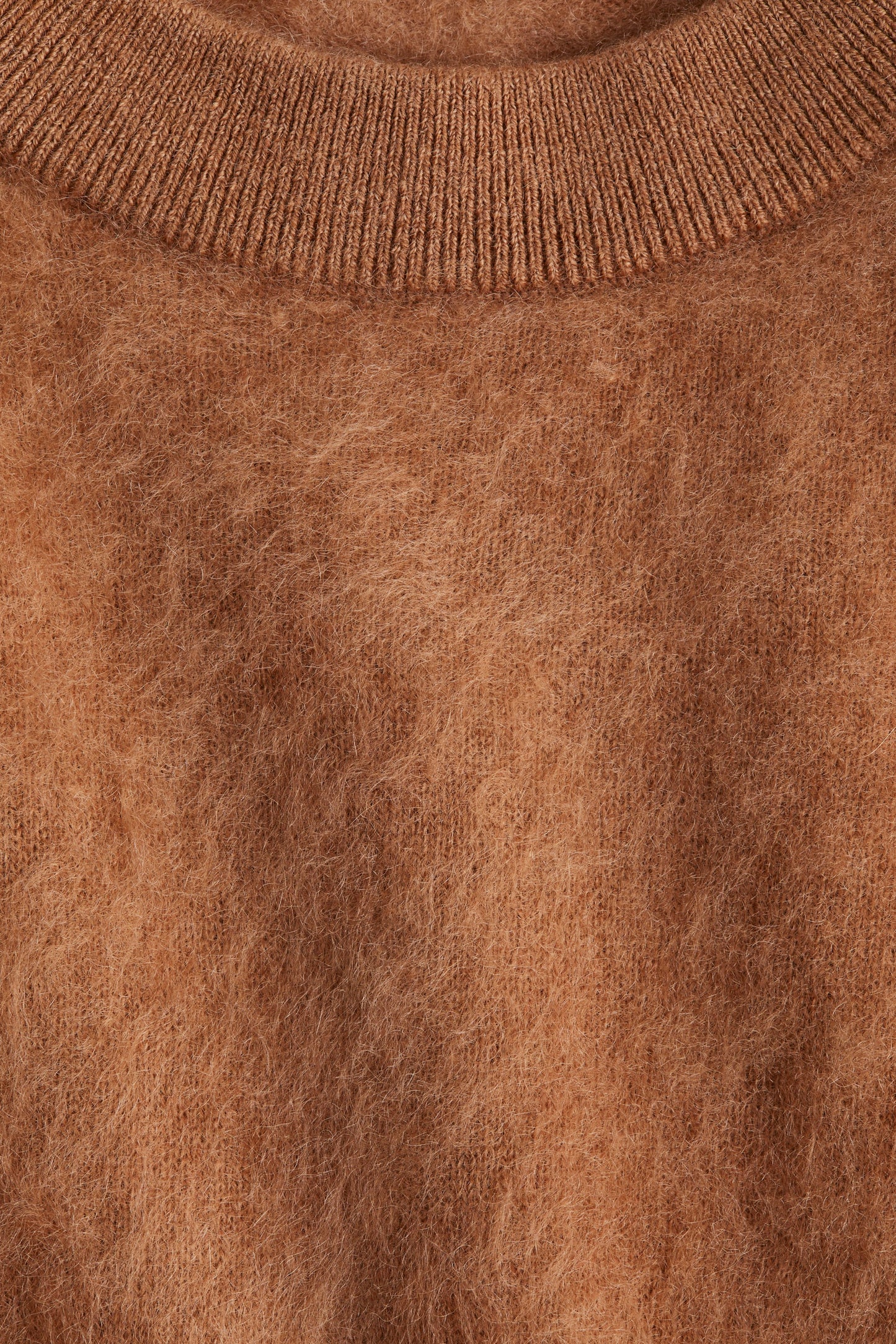Brushed cashmere jumper