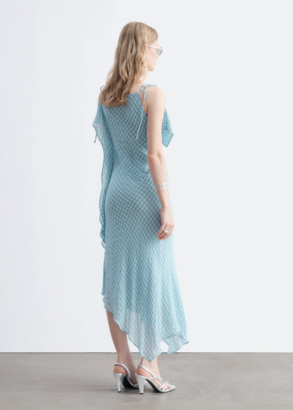 Draped Midi Dress