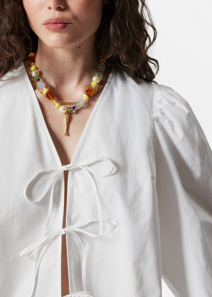 Tie-Front Blouse