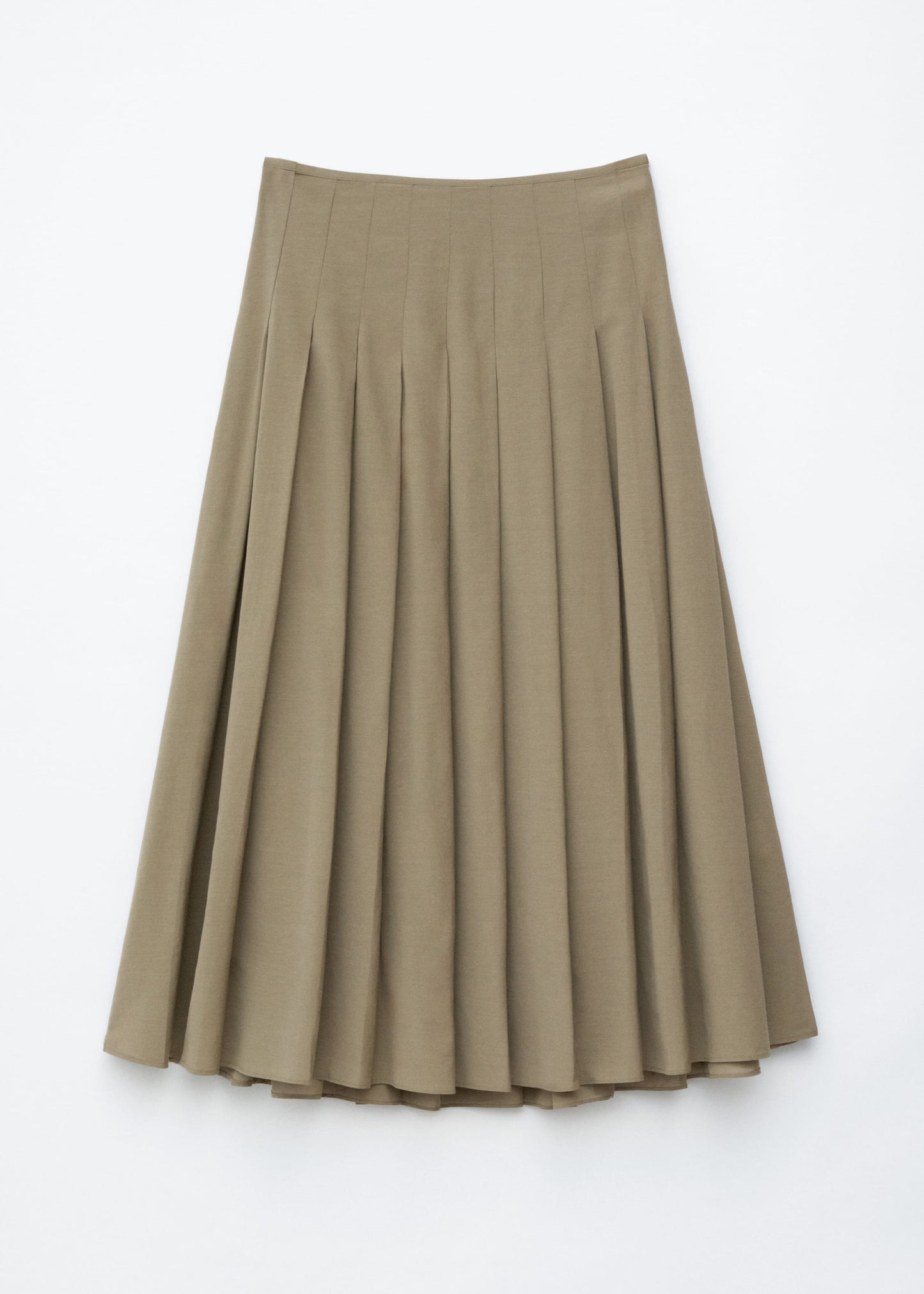 Pleated Midi Skirt