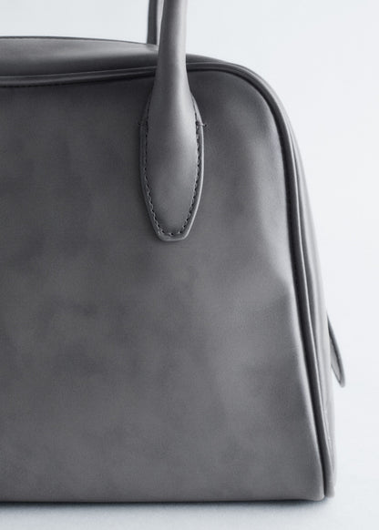 Leather Bowling Bag