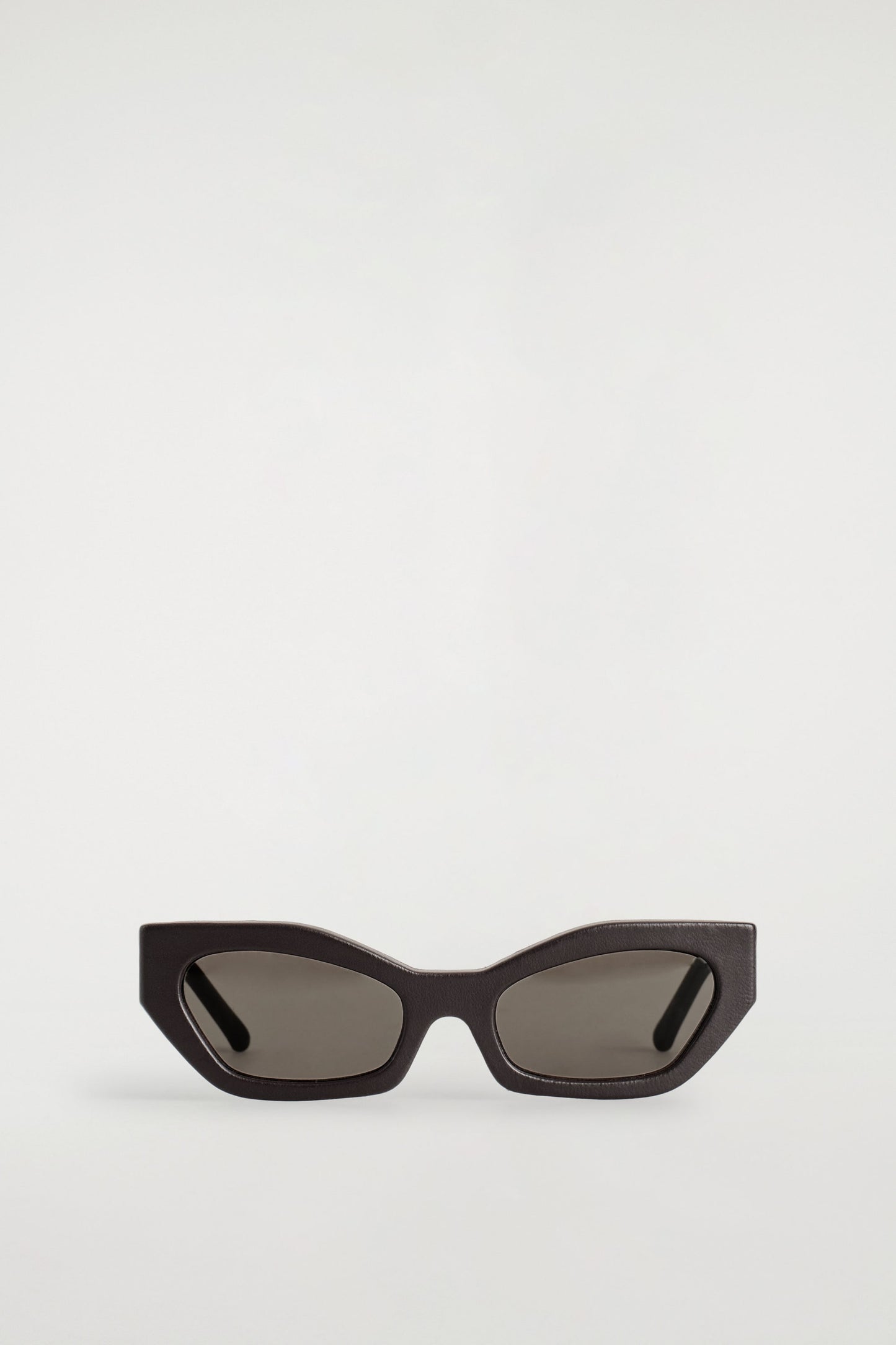 Leather Cat-Eye Sunglasses
