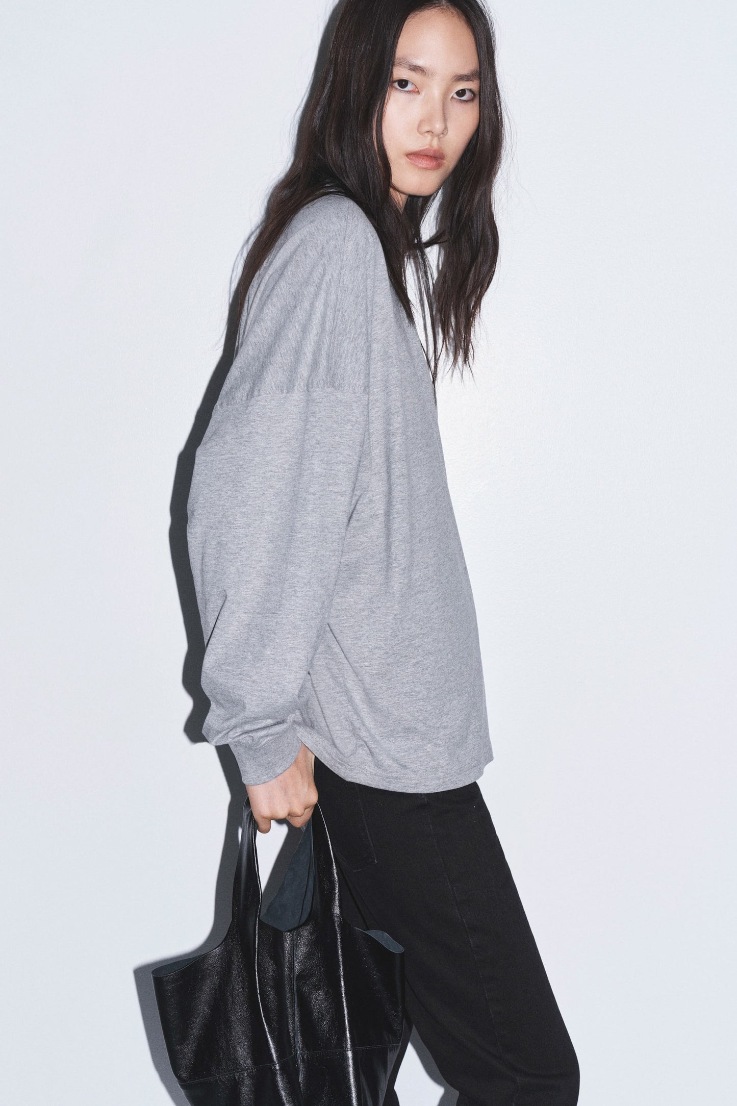 Crew-neck top