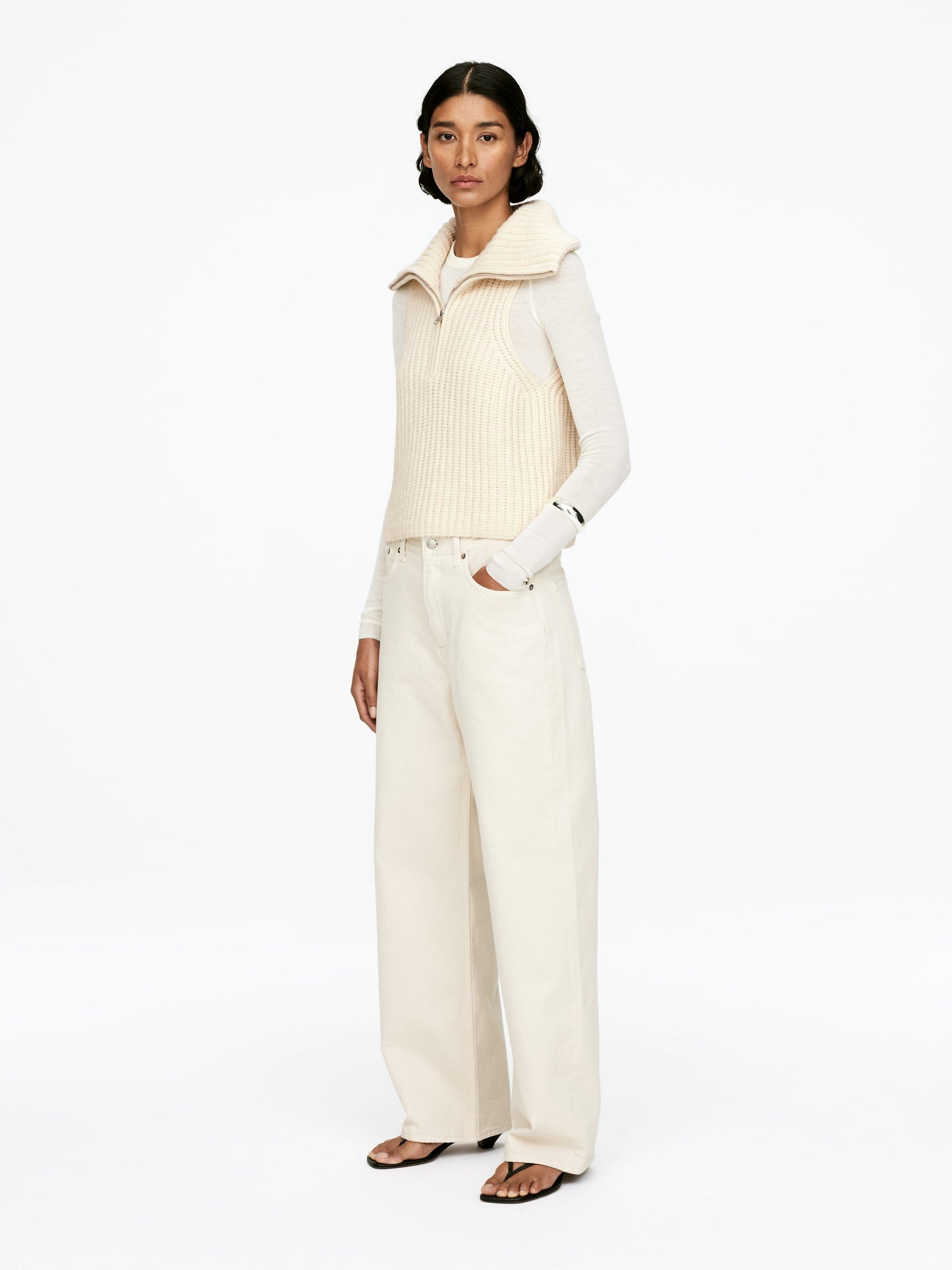 Ribbed Wool Vest