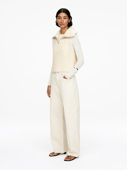 Ribbed Wool Vest