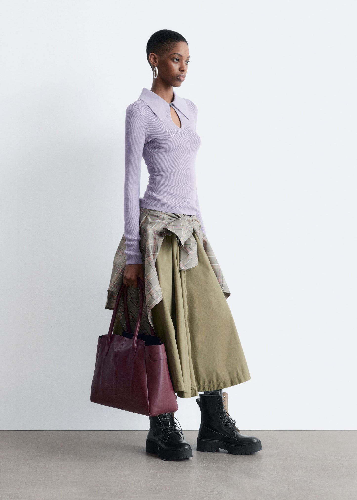 Keyhole Collar Top