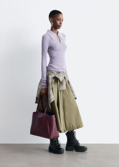 Keyhole Collar Top