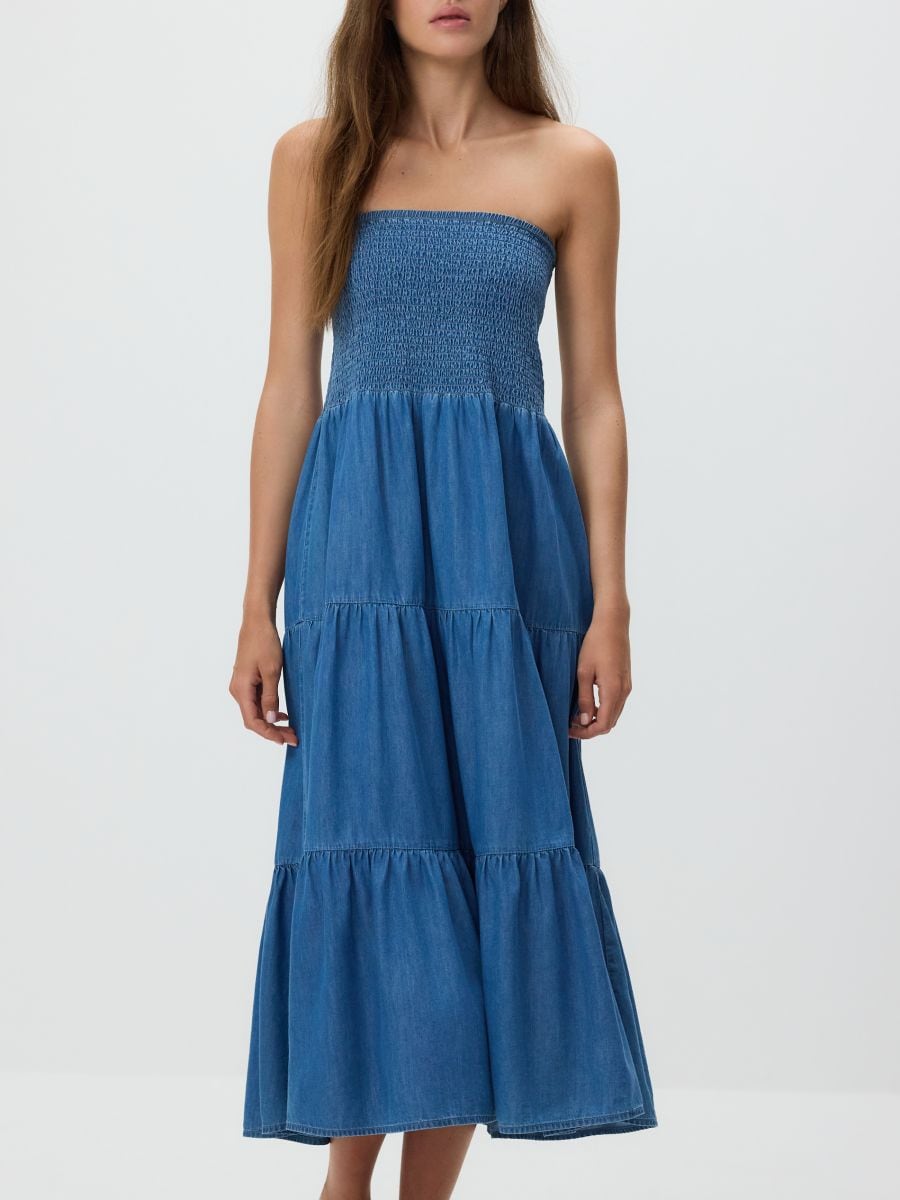 Lyocell rich midi dress