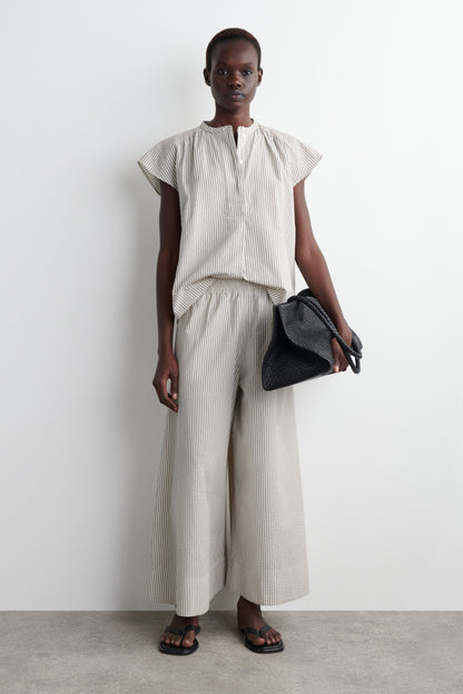 Seersucker Culottes