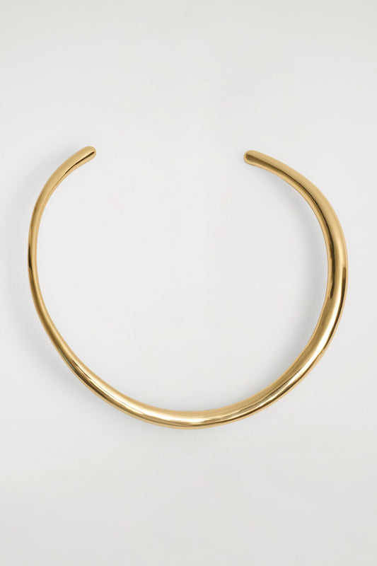 Curved Cuff Necklace
