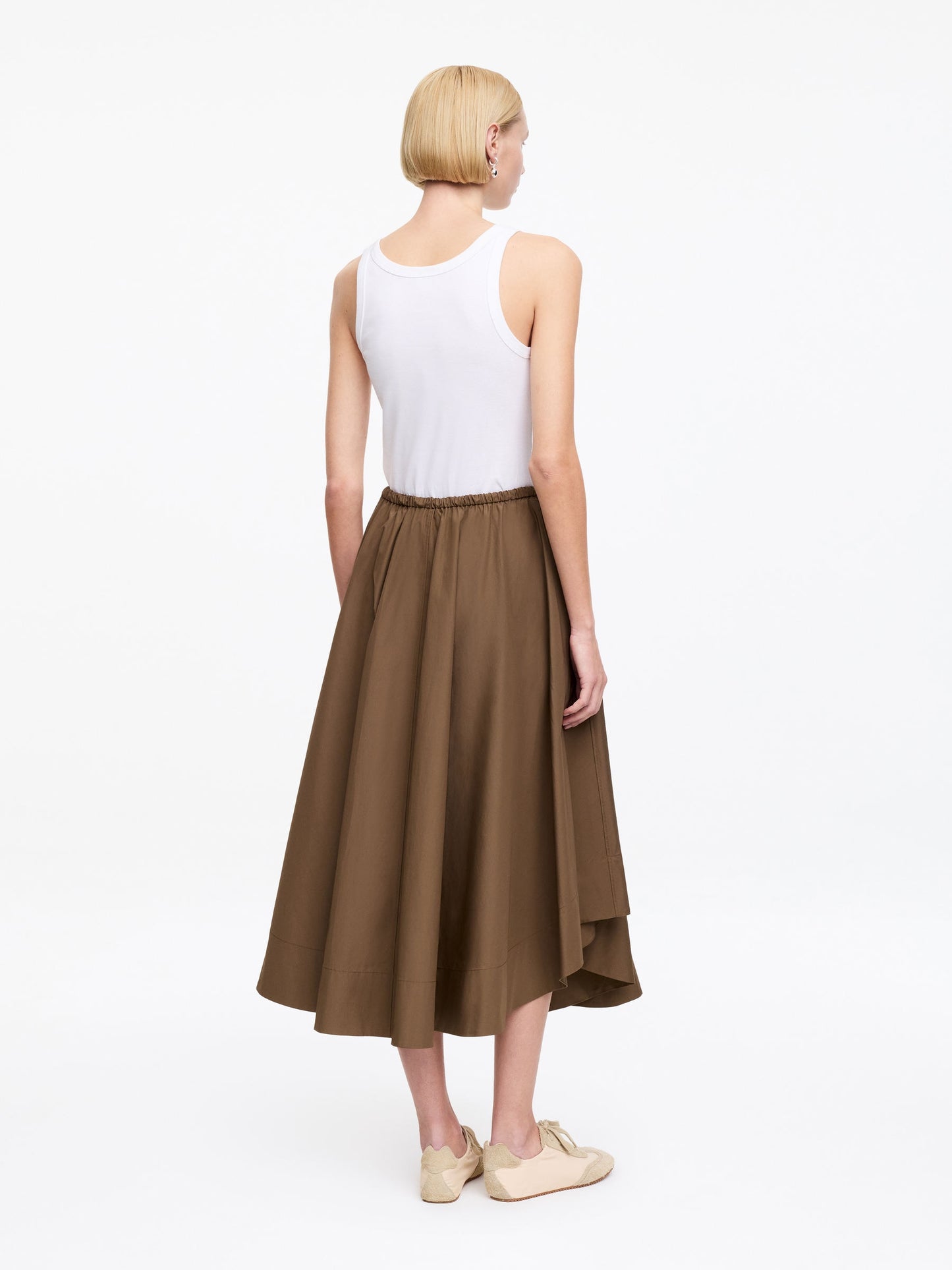 Wide Cotton Skirt