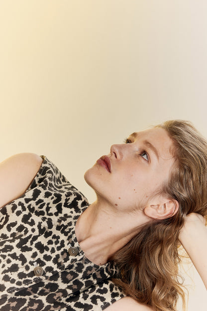 Animal Print Waistcoat