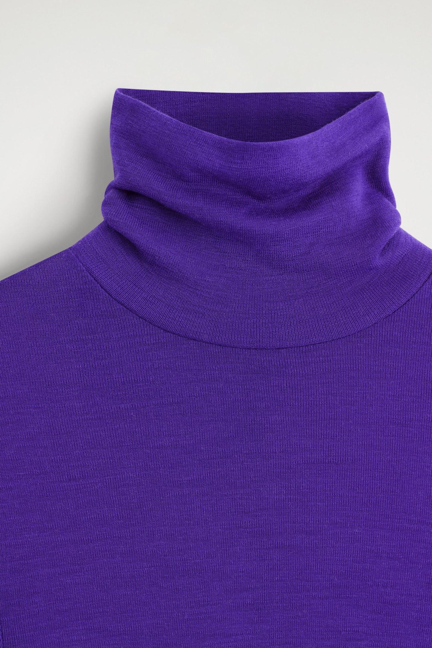 Merino Wool High Neck Top