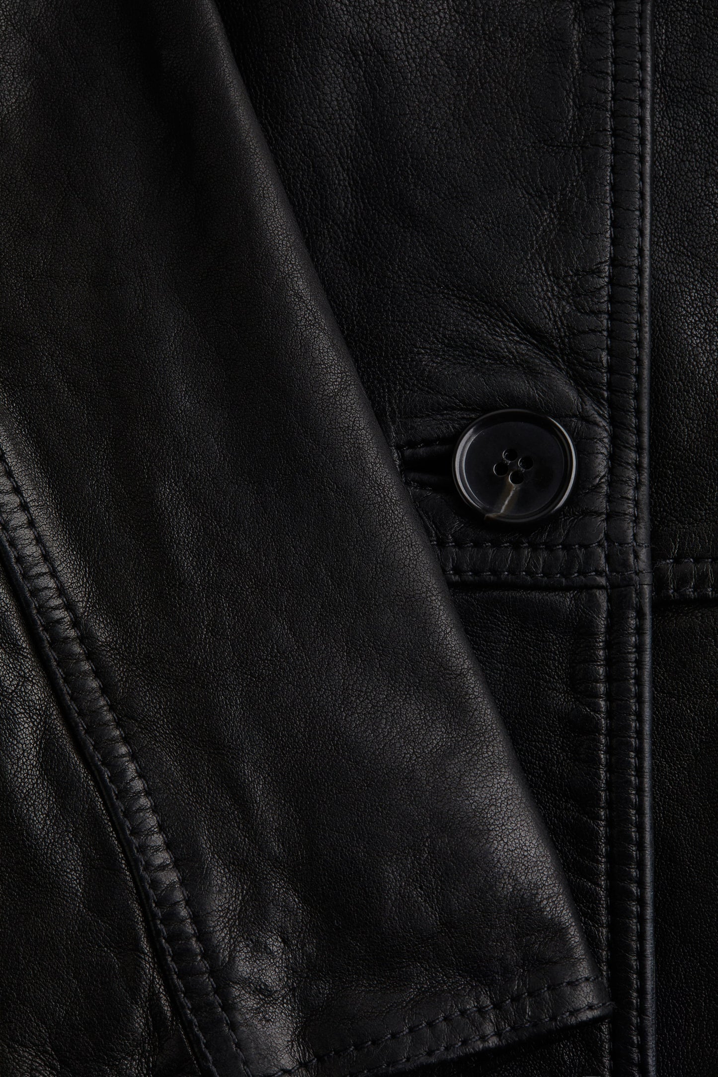 Leather coat