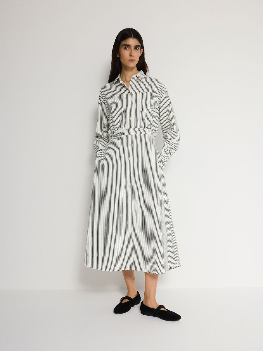 Maxi shirt dress