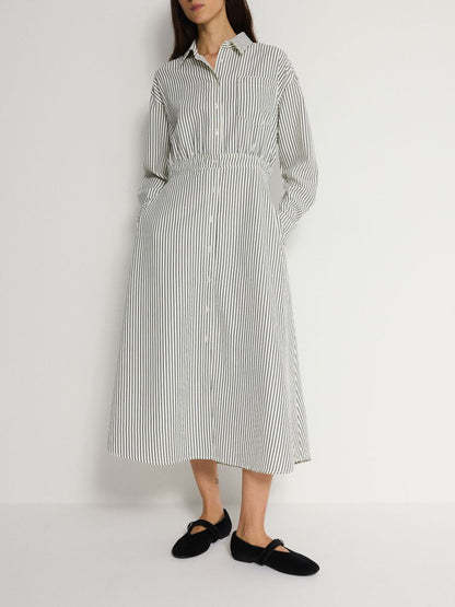 Maxi shirt dress